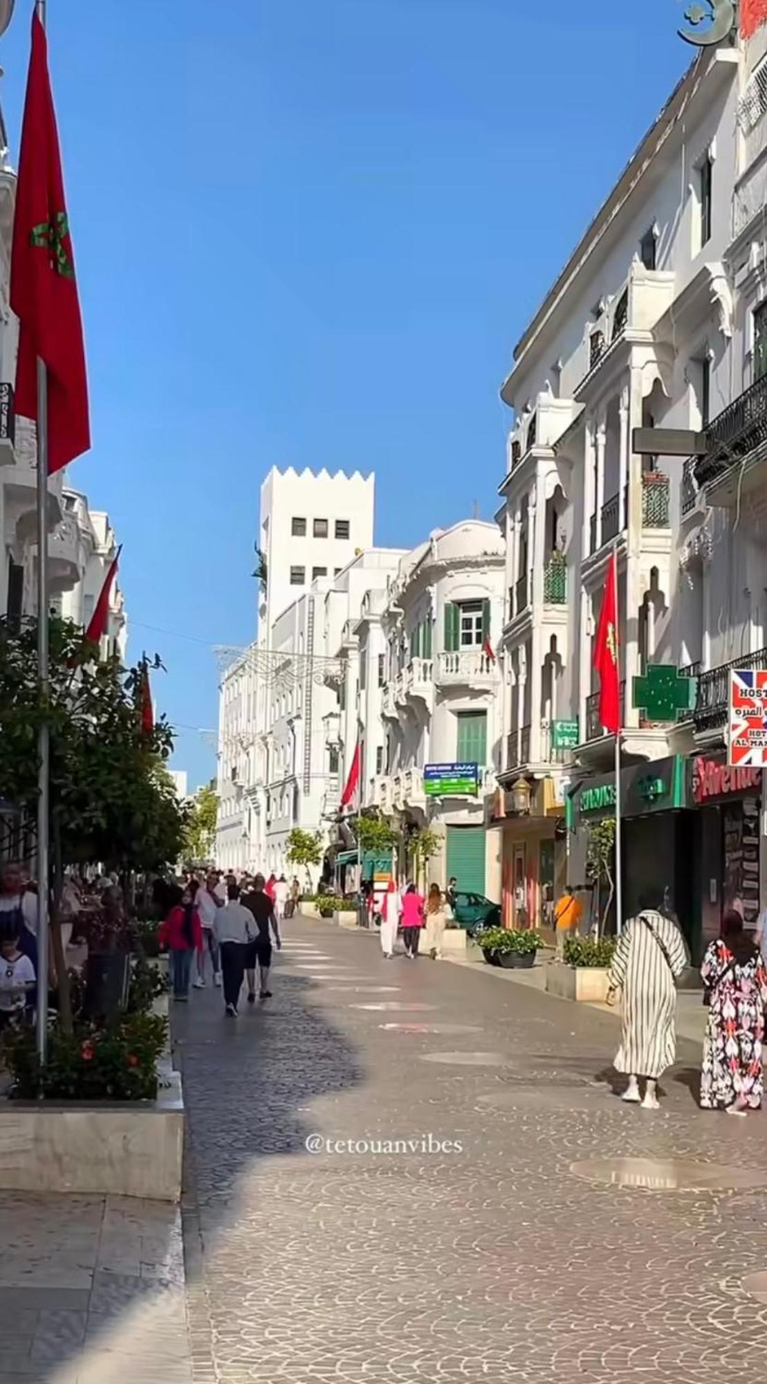 Tétouan Joli Appart Avec Terrasse Au Centre Ville מראה חיצוני תמונה